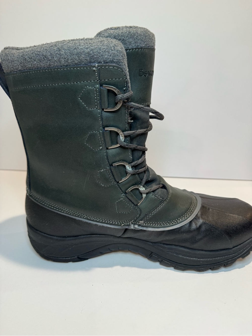 BEARPAW Colton Men’s Snow Boots | Black | Size 12 - Picture 6 of 11